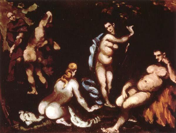 Paul Cezanne La tentation de saint Antoine Sweden oil painting art